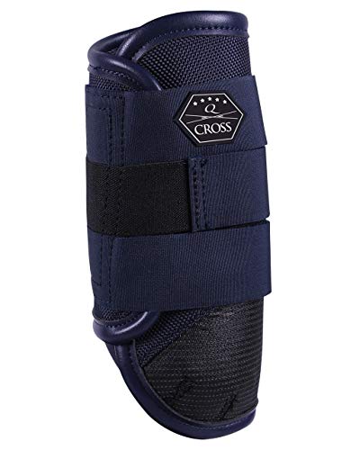 QHP Q-Cross Eventing Gamaschen hinten, Größe:S, Farbe:Navy von QHP