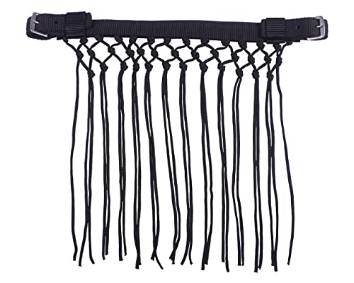 QHP Fliegenfransen Knotted (Pony, schwarz) von QHP