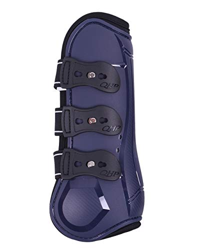 QHP Gamaschen Champion mit elastischen Schnellverschlüssen Airflow-Neoprenfutter (Pony, Navy) von QHP