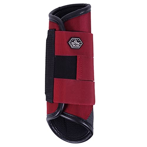 QHP Gamaschen Vielseitigkeit Hinten - M - Rot von QHP