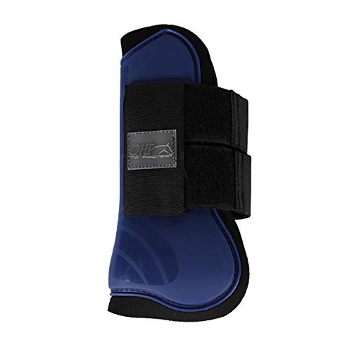 QHP Hartschalen-Gamaschen vorne innen Neopren Klettverschluss (Shetty, Navy) von QHP