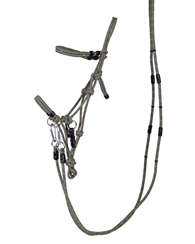 QHP Knotenhalfter-Set Multifunktion (Warmblut, Olive) von QHP