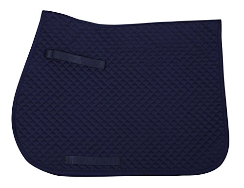 QHP Schabracke Color Basismodell Kleine Rautensteppung Diverse Größen und Farben (Warmblut VS, Navy) von QHP