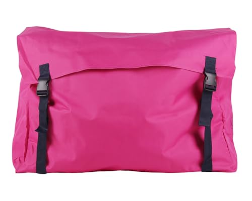 QHP Stall Packsack Utensilienbehälter f. Decken und Pflegeartikel (Fuchsia/Navy) von QHP