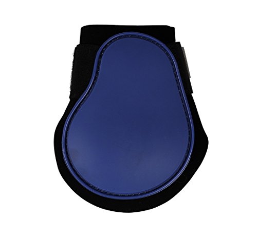 QHP Streichkappen Hartschale Neopren Klettverschuss (Pony, Navy) von QHP