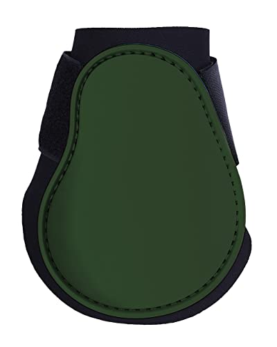 QHP Streichkappen Hartschale Neopren Klettverschuss (Shetty, deep Forest) von QHP