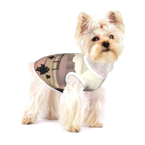 Wild West Life Weste für kleine Hunde, Baumwolle, Größe M, atmungsaktiv, weich und bequem, Haustierkleidung für Katzen und Hunde Wild West Life Weste für kleine Hunde, Baumwolle, Größe M, atmungsaktiv, weich und bequem, Haustierkleidung für Katzen und Hunde von QHZLY