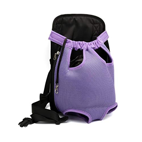 QIFFIY Hunderucksack Haustier-Rucksack Dog Carriers Red Travel Breathable weiche Haustier-Hunderucksack Außen Welpen Chihuahua Kleiner Hund Schulter Griff Taschen Hundetasche von QIFFIY