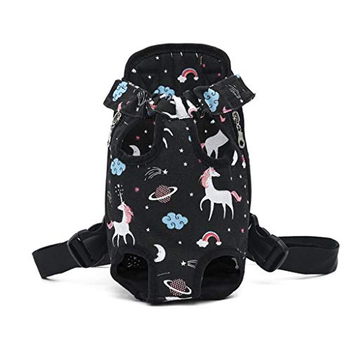 QIFFIY Hunderucksack Haustier-Rucksack Dog Carriers Red Travel Breathable weiche Haustier-Hunderucksack Außen Welpen Chihuahua Kleiner Hund Schulter Griff Taschen Hundetasche von QIFFIY