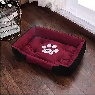 QIFFIY Katzenhaus Super Weiche Sofa Hund Betten wasserdichte Untere weiche Fleece warmes Bett for kleine große Dog Plus größe weiche Haustier Bett cat Bett Herbst Winter Katzenhöhle von QIFFIY