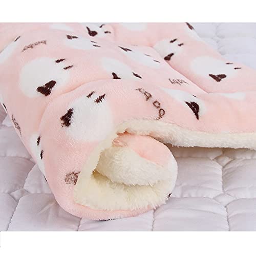 QIFFIY Katzenhaus Weiche Flanel Haustier Matte hundebett Winter verdicken warme Katze Dog Decke welpen schlafende Abdeckung Handtuch Kissen for kleine mittelgroße Hunde Katzenhöhle von QIFFIY