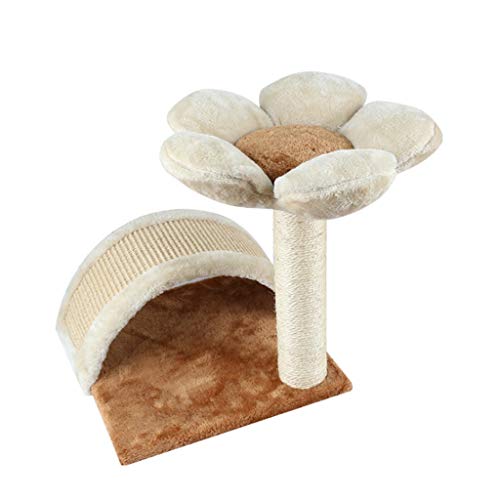 QIFFIY Kratzbaum Katze Baum Katze Kletterrahmen Haustiere Spielen Baum Kratzer Baum Katze Kratzer Beitrag Baum Möbel Haus Spielzeug Katze Jumping Platform Katzenbaum (Color : A) von QIFFIY