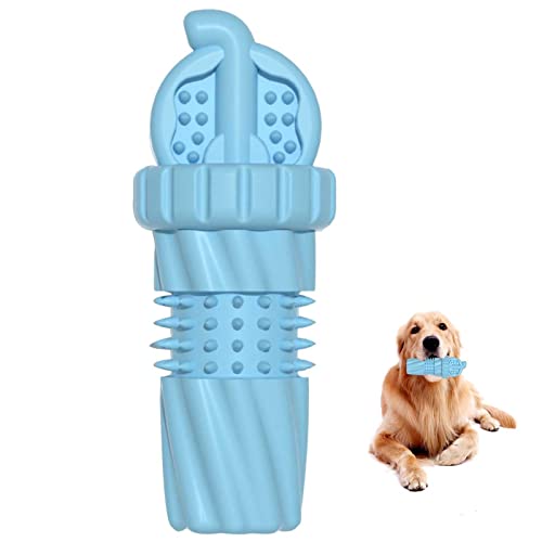 Robustes Kauspielzeug für Hunde,Natürlicher TPR-Gummi-Zahnpflege-Kau-Reinigungsstift - Toughest Natural TRP Dog Cola Cup Shape Interaktives Hundespielzeug für Hunde, Zahnreinigungs-Kauartikel Qinghuai von QINGHUAI
