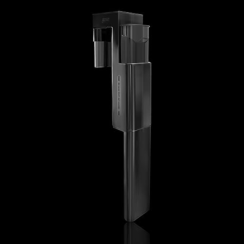 QISXYE Aquarium-Abfluss und Oberflächenskimmer, 3-in-1, Lilienrohr, Kunststoff, 16/22 mm, schwarz transparent von QISXYE