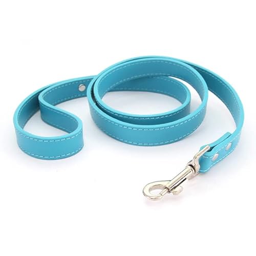 QIUMING 1 Stücke Hundeleine Soild Farbe Leder Pet Walking Training Führt Für Small Medium Large Hunde Katze Im Halsband Und Geschirr 120 cm von QIUMING