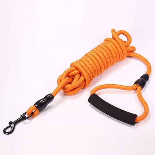 QIUMING Outdoor Lange Hundeleine Haustier Welpe Gehorsam Rückruf Training Agility Leine 5m 10m Sichere Leine für Hundetraining Spazierengehen Spielen Camping von QIUMING