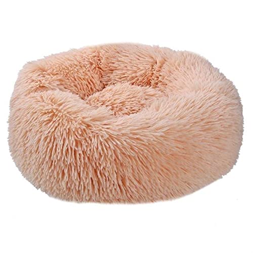 QIUYMGFG Hundebett Weiches Hundebett, waschbar, langes Plüsch, Hundehütte, Katzenhaus, Matten, Sofa für Hundekorb, warmes Haustierbett Katzenbett(J,XXXL 100CM) von QIUYMGFG