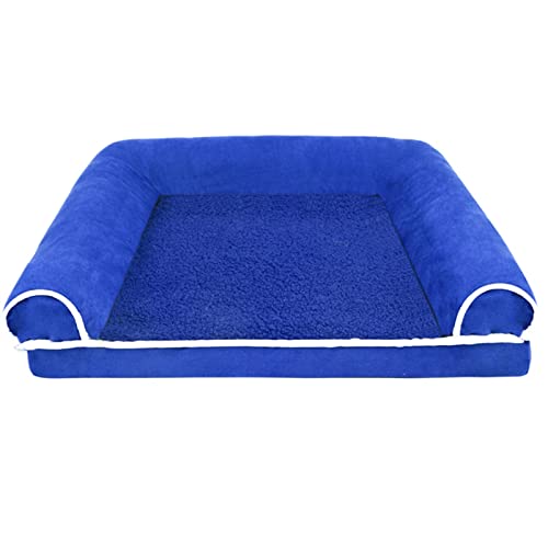 QIUYMGFG Hundebett Zwinger Katzennest Winterwarmes Schwammkissen Schlafsofa Vier Jahreszeiten Universal-Hundebett Katzenbett(GWF006,L 75x50x12cm) von QIUYMGFG