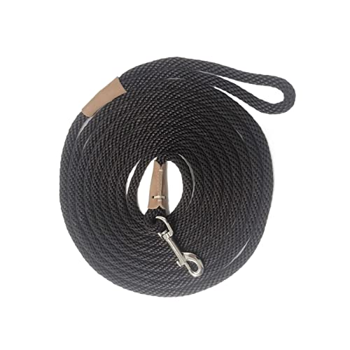 QIUYMGFG Hundeleine Verstellbare Führleine 2m 3m 5m 10m Leash Tracking Line Strapazierfähiges Welpenseil für kleine mittelgroße Hunde(Coffee,XS diam 0.9 2M) von QIUYMGFG