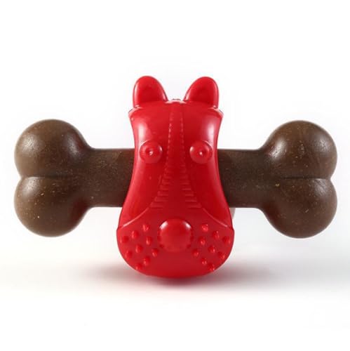 QIZILI 2pcs Haustier Beißspielzeug Hund Beißstock Zahnreinigung Artefakt Kauen Resistent Bissresistentes Hundespielzeug 13,5 cm von QIZILI