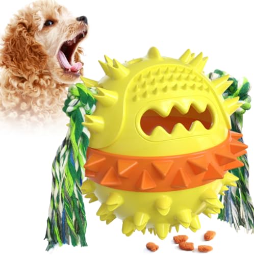 QIZILI 2pcs Hund Beißen Spielzeug Ball TPR Springen Ball Singen Haustier Spielzeug 10cm von QIZILI