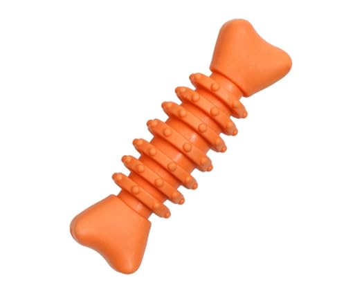 QIZILI Haustierspielzeug TPR-Material Umweltfreundliches Beißen Widerstandsfähiges Zähneknirschen Zähneknirschen Putzen Hund Zubehör Spielzeug 12,5 cm von QIZILI