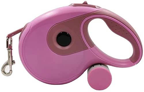 QLXYYFC Einziehbare Hundeleine Rosa 5M 8M Automatisch Ausziehbare Nylon Einziehleine Für Große Hunde Haustier Hundeleinen Führe Hundeleine Seil 8M(5m) von QLXYYFC