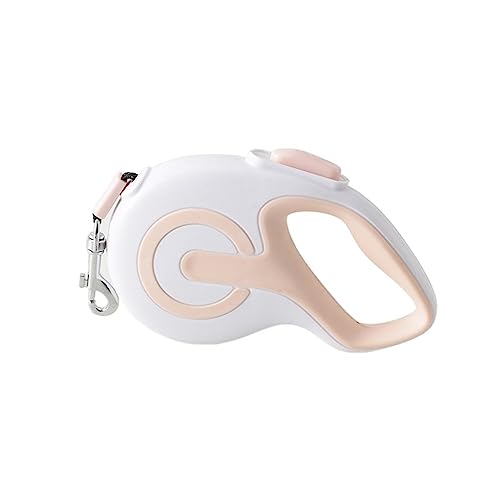 QLXYYFC Einziehbare Schleppleine 3m / 5m Robuste & wetterfeste Hundeleine für eine erfolgreiche Hundeerziehung,für alle Hunderassen (Color : Pink, Size : 5m) von QLXYYFC