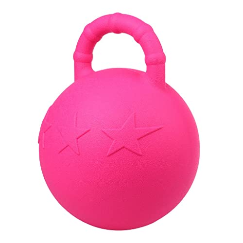 QSTDGVPW Strapazierfähiges Pferde Hundekauen, Gummi Spieltrainingsspielzeug, 28cm Rosa, 28cm von QSTDGVPW