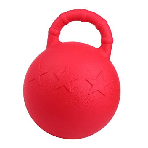 QSTDGVPW Strapazierfähiges Pferde Hundekauen, Gummi Spieltrainingsspielzeug, 28cm Rot, 28cm von QSTDGVPW