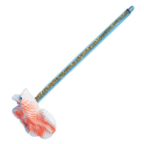 Simulation Betta Stick – buntes Aquarium-Spielzeug, 15 x 4 x 3 cm, Fischstab-Spielzeug, schön gestaltetes Aquarium-Zubehör für kleine Aquarien und Aquarien von QTFYE