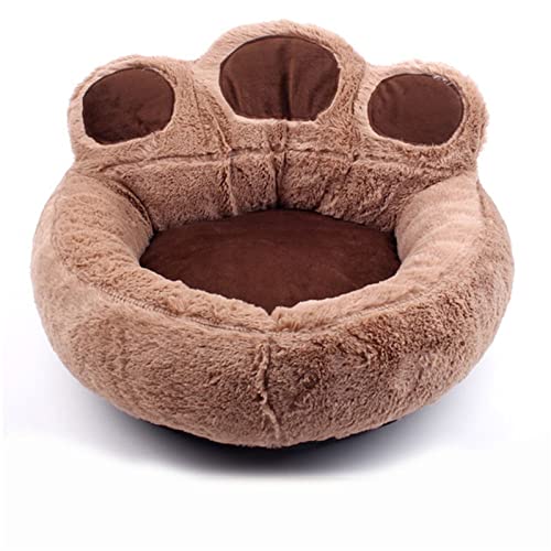 Haustierbetten, waschbares Haustier-Hundebett, langes Plüsch, superweiches Haustierbett, Zwinger, weiches Fleece, Nest, Katzenkörbe, Matte, Katzenbett, Zwinger, Welpen- und Hundezubehör (Größe: XL) von QUEAWOQ