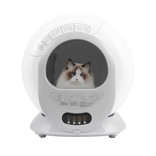 18 W Smart Self-Cleaning Litter Box Großer Katzentoilette, automatisch, Smart Cat Litter Box, Katzentoilette, selbstreinigend von QUIOTUIR