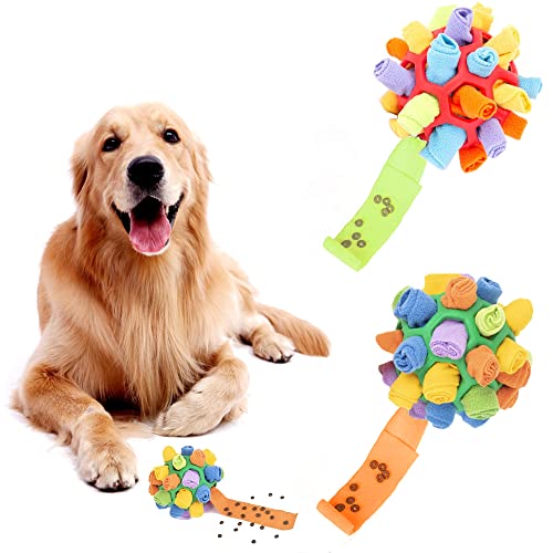 QUVITA Schnüffelball für Kleine und Große Hunde， Schnüffelspielzeug Hund, Interaktives Hundespielzeug für Langeweile, Dog Toys von QUVITA