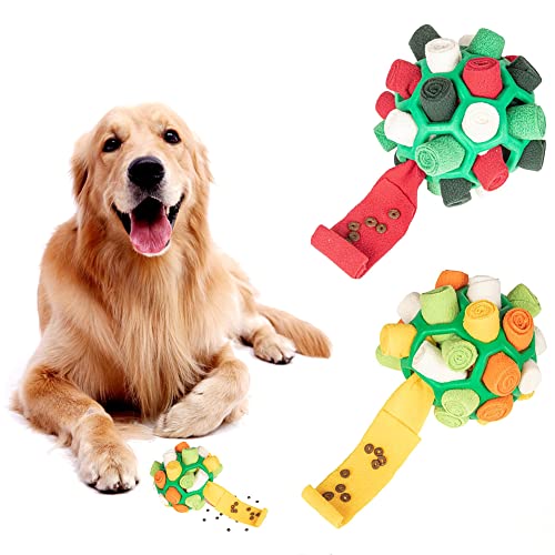 QUVITA Schnüffelball für Kleine und Große Hunde， Schnüffelspielzeug Hund, Interaktives Hundespielzeug für Langeweile, Dog Toys von QUVITA