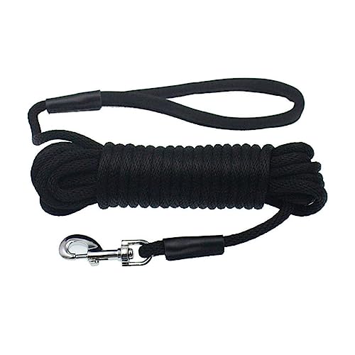 AISHANBAIHUODIAN Lange Leine for Hunde (Color : Black, Size : 10mmX4.5m) von QWERTYUI