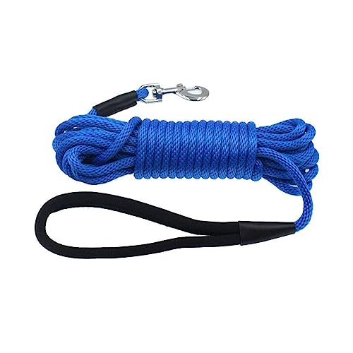 AISHANBAIHUODIAN Lange Leine for Hunde (Color : Blue, Size : 10mmX4.5m) von QWERTYUI