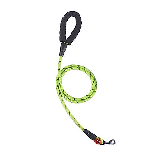 AISHANBAIHUODIAN Starke Leine Seil Weiche Griff Leine Haustier Training Spaziergang EINE Hund Sicherheit Reflektierende Nylon Leinen Seile Zubehör Fit for mittlere Große Hunde (Color : Green, Size : von QWERTYUI