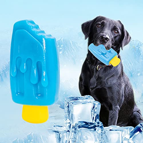 QYHGS Haustier Beißring Kühlung Kauspielzeug Hundespielzeug für den Sommer Kühlung Gefrorenes Hundespielzeug Voll mit Wasser Gefrorene Prävention von Hitzschlag,Yellow-1 von QYHGS