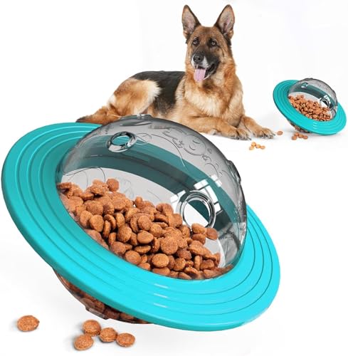 QYJLOFMVE Frisbee leckt Futterball,Hochwertiges Hundespielzeug，Intelligenter Futterball für Hunde Aller Größen und Altersstufen，Interaktiver Futterball für Hunde，Beschäftigung und Snacks in einem von QYJLOFMVE