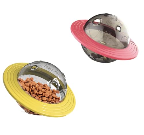 QYJLOFMVE Frisbee leckt Futterball,Hochwertiges Hundespielzeug，Intelligenter Futterball für Hunde Aller Größen und Altersstufen，Interaktiver Futterball für Hunde，Beschäftigung und Snacks in einem von QYJLOFMVE