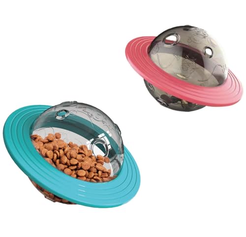 QYJLOFMVE Frisbee leckt Futterball,Hochwertiges Hundespielzeug，Intelligenter Futterball für Hunde Aller Größen und Altersstufen，Interaktiver Futterball für Hunde，Beschäftigung und Snacks in einem von QYJLOFMVE