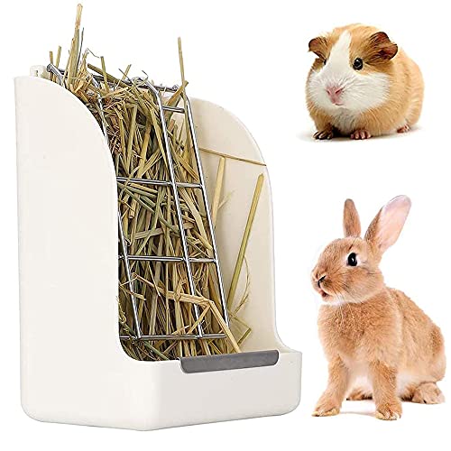 Kleintier Heuraufe, Kaninchen Hamster Feeder, Heu Futterspender, Heuraufe für Kaninchen, für Verfüttere Heu an Kaninchen, Hamster, Chinchillas und Kleintiere von Qanye