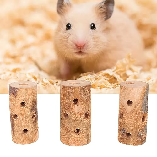 Qcwwy 3 Stück Kleintier-Kauspielzeug, Apfelstäbchen, Hasen-Kauspielzeug Zum Zähneknirschen, Hamster-Spielzeug, Rattenspielzeug, Haustier-Snacks, Kauspielzeug für Meerschweinchen, (mit von Qcwwy