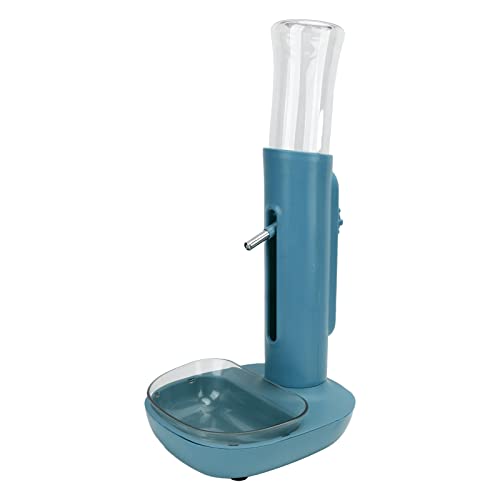 Qcwwy 680 Ml Stehender Wasserspender für Haustiere, Abnehmbare, Höhenverstellbare, rutschfeste, Automatische Wasserfutterstation für Hunde und Katzen von Qcwwy