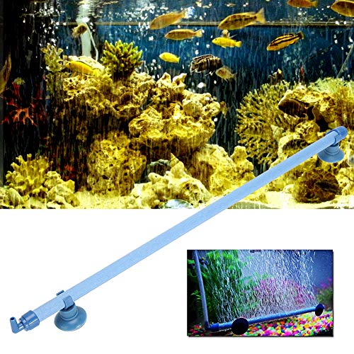 Qcwwy Air Stone Bar, Aquarium Bubble Belüftungsrohr Wand Fisch Aquarium Bubble Bar Rohr Blase Saugnäpfe Installation Diffusor Bar für Fisch Aquarium Hydroponik Pumpe von Qcwwy