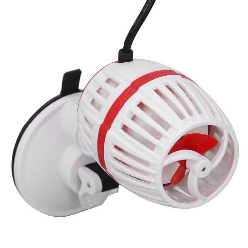 Qcwwy Aquarium-Umwälzpumpe, Extrem Leise, Aquarium-Powerhead mit Starker Magnet-Saugbasis, Aquarium-Powerhead-Pumpe, Tauchwasserpumpe (White) von Qcwwy