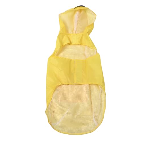 Qcwwy Hunde-Regenmantel, Reflektierender Hunde-Regenmantel, Wasserdicht, Winddicht, Hunde-Regenmantel mit Kapuze, Haustier-Regenjacke, Hunde-Regenjacke mit Kapuze für Outdoor-Reisen, von Qcwwy