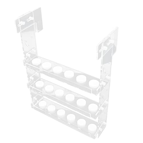 Qcwwy Klarer Korallen-Frag-Rack, Korallen-Frag-Rack, Klarer Acryl-Korallenhalter, Aquarium, Knopf, Korallenhalterungen, Halter, Meeresriff-Aquarium von Qcwwy