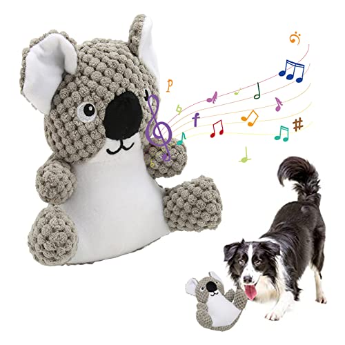 Qcwwy Plüsch Quietschendes Hundespielzeug, Simulation Koala-Form, Gefüllt, Süßes Tier, Hundespielzeug, Haustier-Kauspielzeug, Hund, Kuscheltiere, Spielzeug, Interaktives Spielzeug von Qcwwy